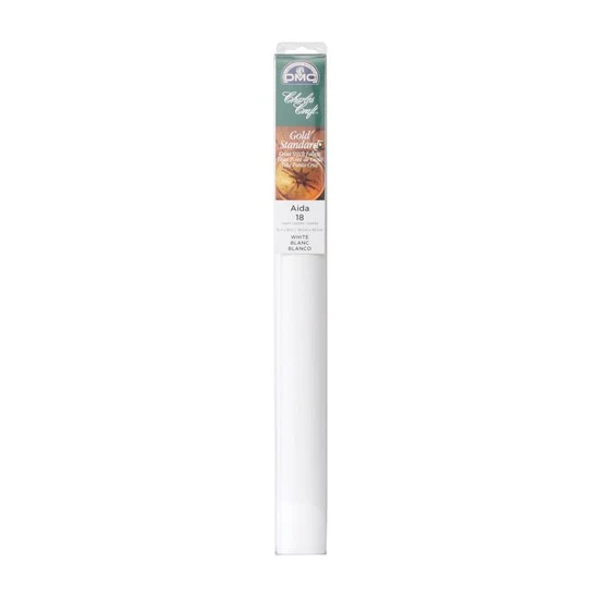 TOILE AÏDA - 18CT - 38.1X45.7CM - BLANC