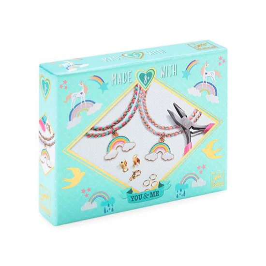 ENSEMBLE BIJOUX YOU & ME - BRACELETS ARC-EN-CIEL KUMIHIMO