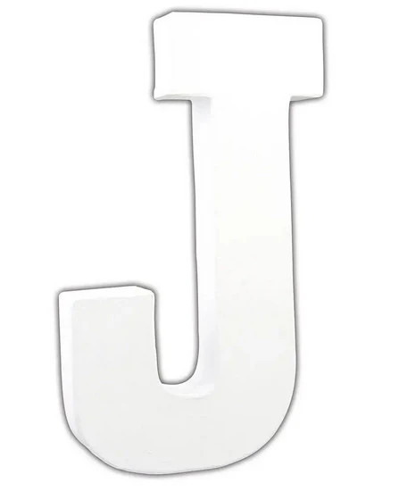 LETTRES ET CHIFFRES EN CARTON - LETTRE J
