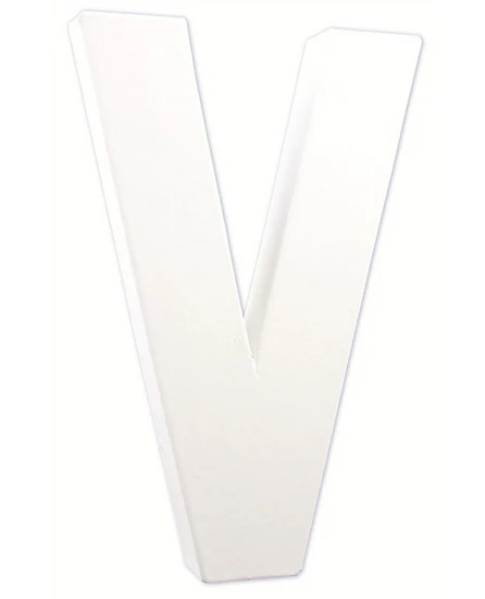 LETTRES ET CHIFFRES EN CARTON - LETTRE V