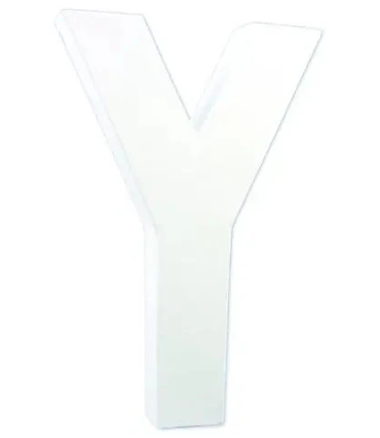 LETTRES ET CHIFFRES EN CARTON - LETTRE Y