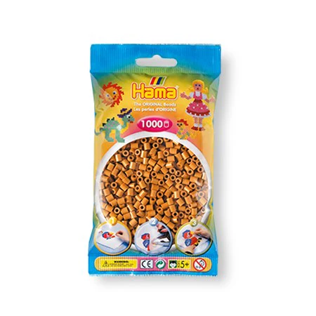PAQUET DE 1000 PERLES HAMA MIDI – BRUN CLAIR