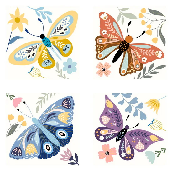 Mini dotz : humeurs de papillons