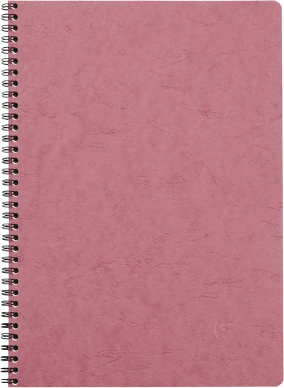 Cahier spirale Age-bag ligné 100p 21x29.7cm rose