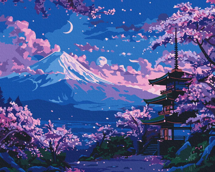 ENS. PEINTURE À NUMÉRO FUJI