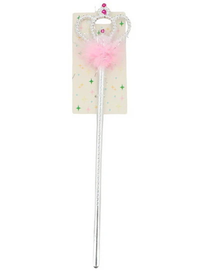 Baguette magique fourure rose