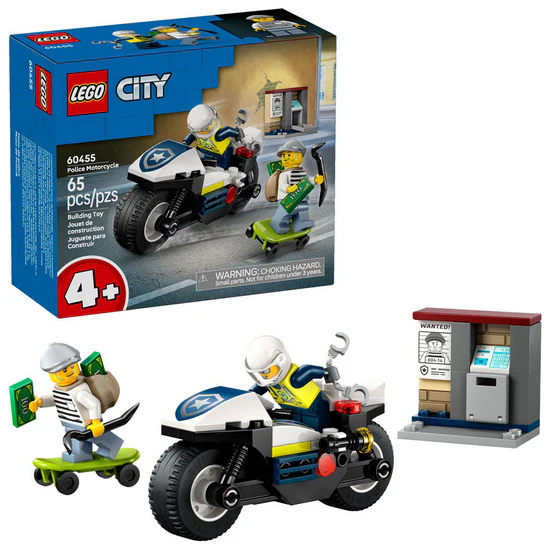 La course-poursuite en moto de police
