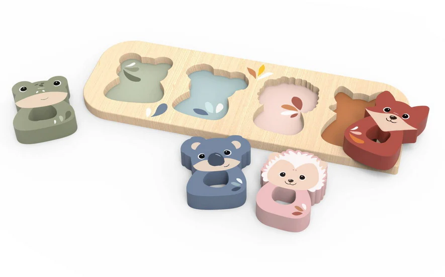 Puzzle 4 animaux