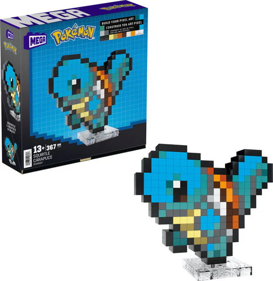 MEGA Pokémon Carapuce pixel