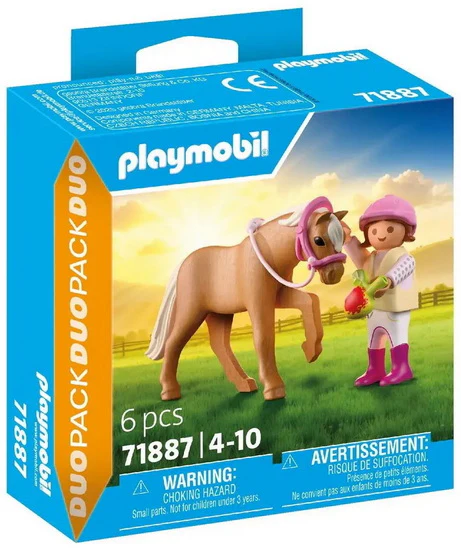 Duo Fille avec poney