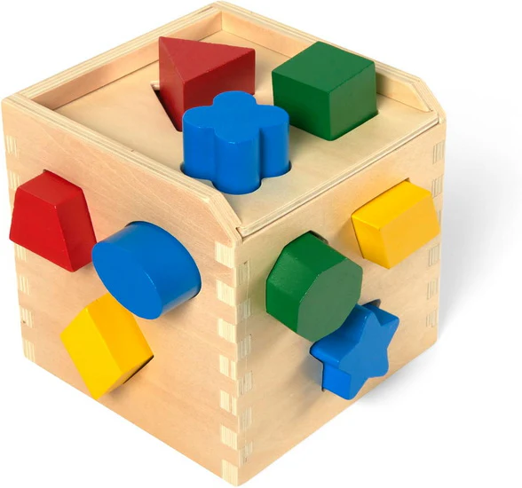 Cube de tri de formes
