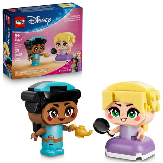 Jasmine et Raiponce miniatures