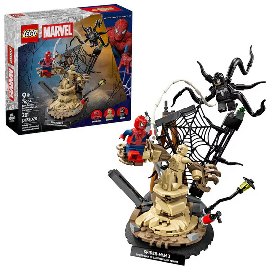 Le combat légendaire entre Spider-Man et Sandman