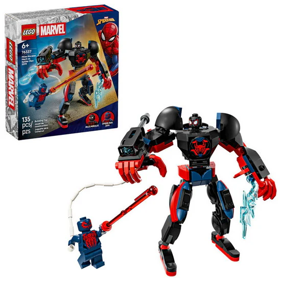 Le robot de Miles Morales contre Spider-Man 2099