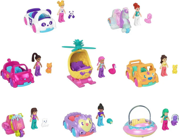 Polly Pocket Mini figurine et Véhicule AS