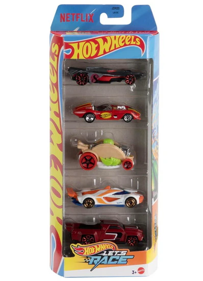 Hot Wheels Coffret 5 Véhicules Let’s Race