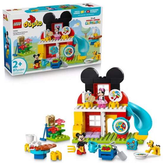 La maison de Mickey Mouse avec Minnie et Pluto